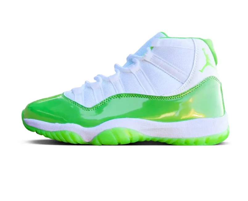 Air Jordan 11 Lime Green Shoes Sneakers by Air Jordan
