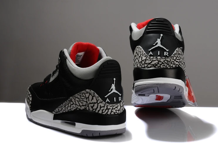 Air Jordan 3 Retro Black Cement Grey by Air Jordan
