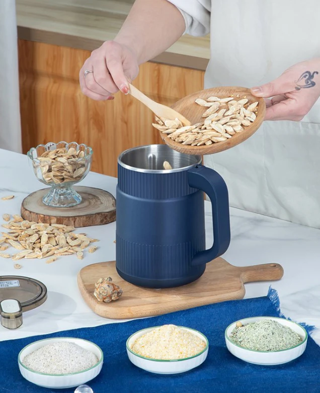 Kornelia Electric Grain Mill for Home | Fresh Flour at the Push of a Button | Compact & Powerful by BowLift