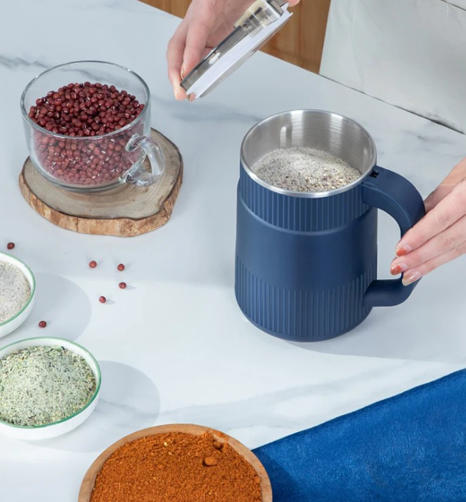 Kornelia Electric Grain Mill for Home | Fresh Flour at the Push of a Button | Compact & Powerful by BowLift