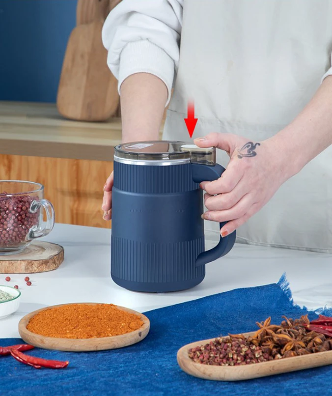 Kornelia Electric Grain Mill for Home | Fresh Flour at the Push of a Button | Compact & Powerful by BowLift