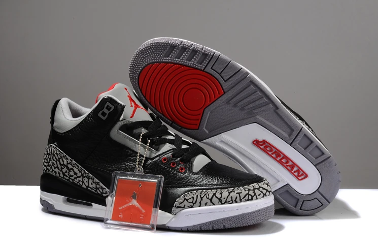 Air Jordan 3 Retro Black Cement Grey by Air Jordan