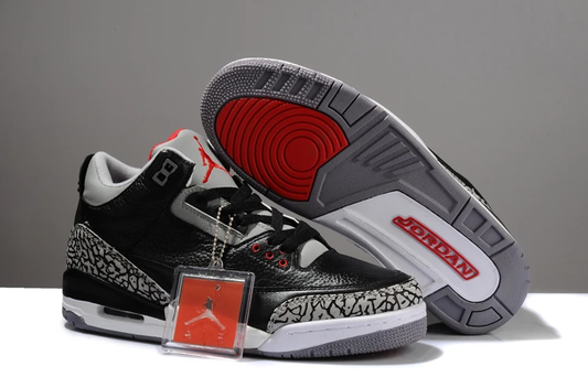 Air Jordan 3 Retro Black Cement Grey by Air Jordan