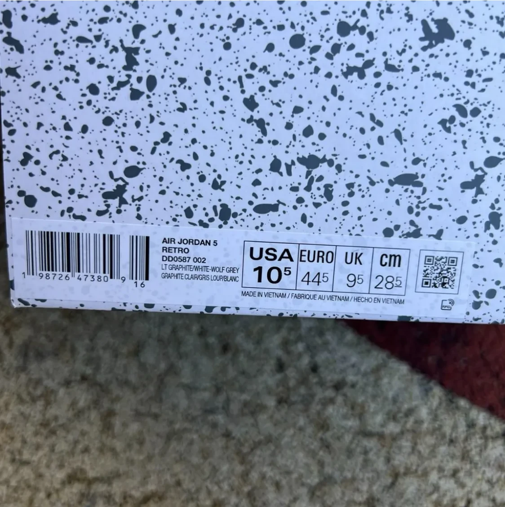 Air Jordan 5 Wolf Grey (2026) Shoes Sneakers by Air Jordan