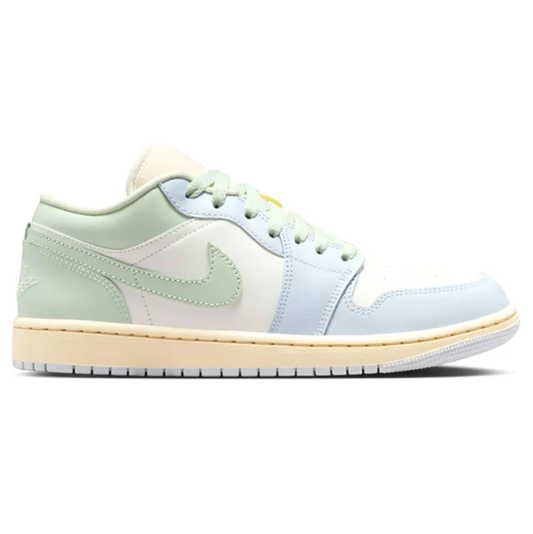 Air Jordan 1 Low Sail Aura Shoes Sneakers by Air Jordan