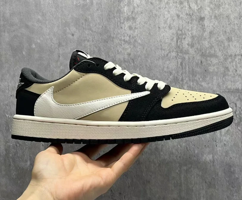 Travis Scott x AJ 1 Low OG Pale Vanilla Shoes Sneakers by Air Jordan