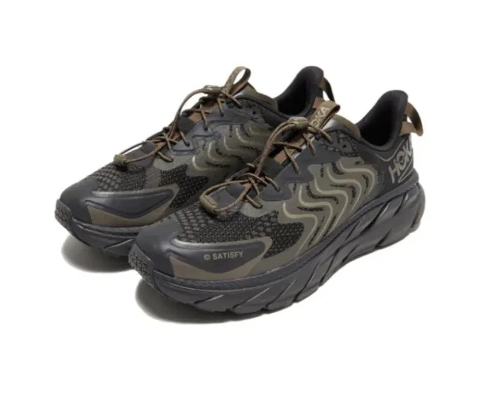 Hoka One One Clifton LS x Satisfy Forged Iron 1143450-FIBC by Air Jordan