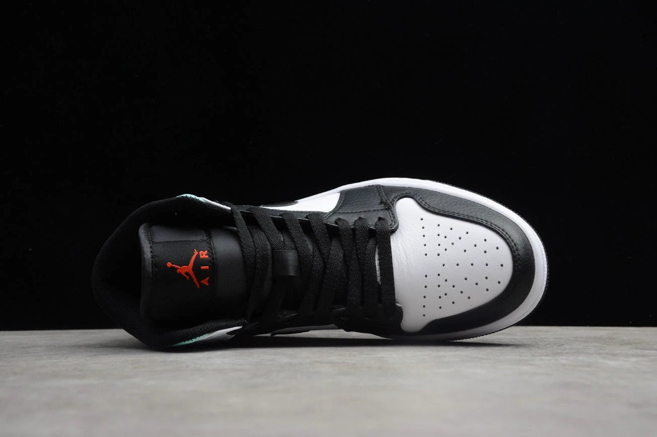 Air Jordan 1 Mid SE White Black Red Spruce by Air Jordan