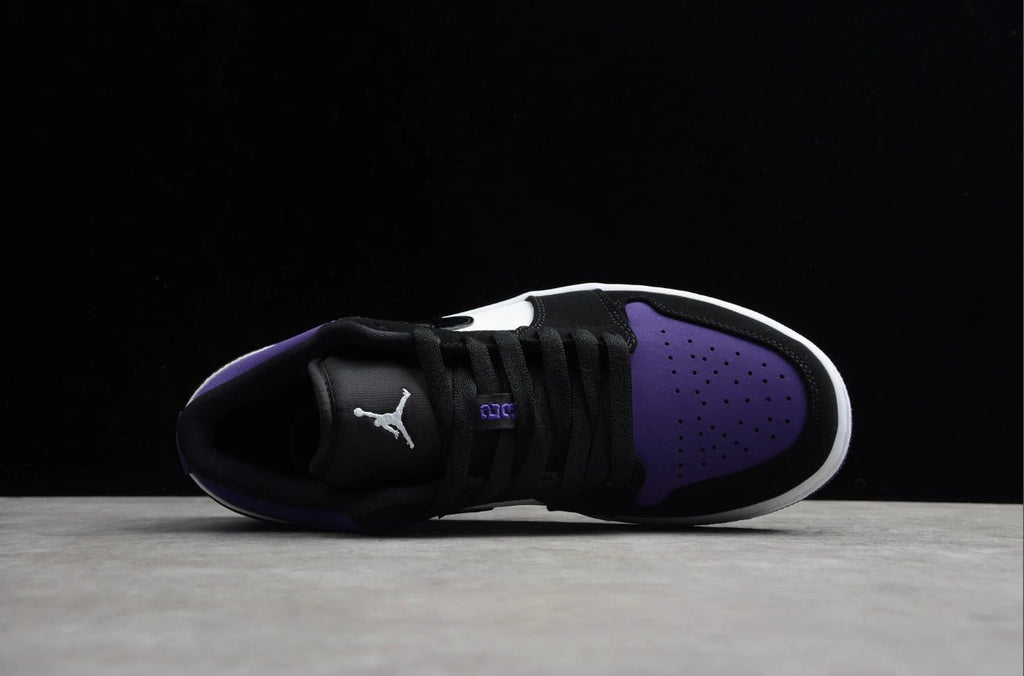 Air Jordan 1 Low Top Black Purple Toe by Air Jordan