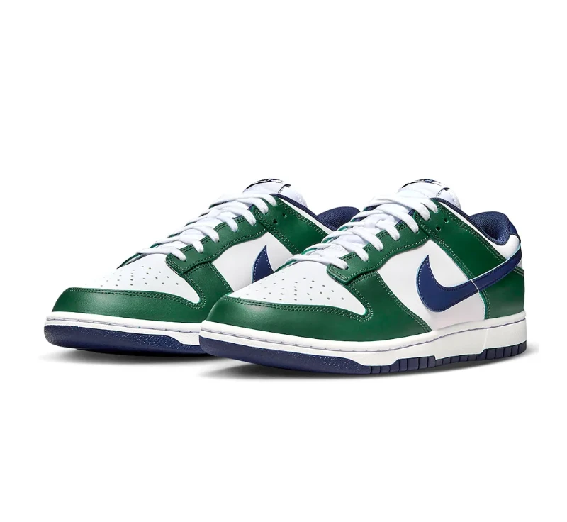 Dunk Low Fir Midnight Navy Shoes Sneakers by Air Jordan