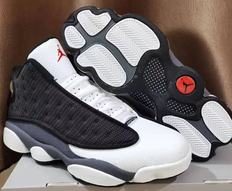 AJ 13 Black Flint Shoes Sneakers by Air Jordan