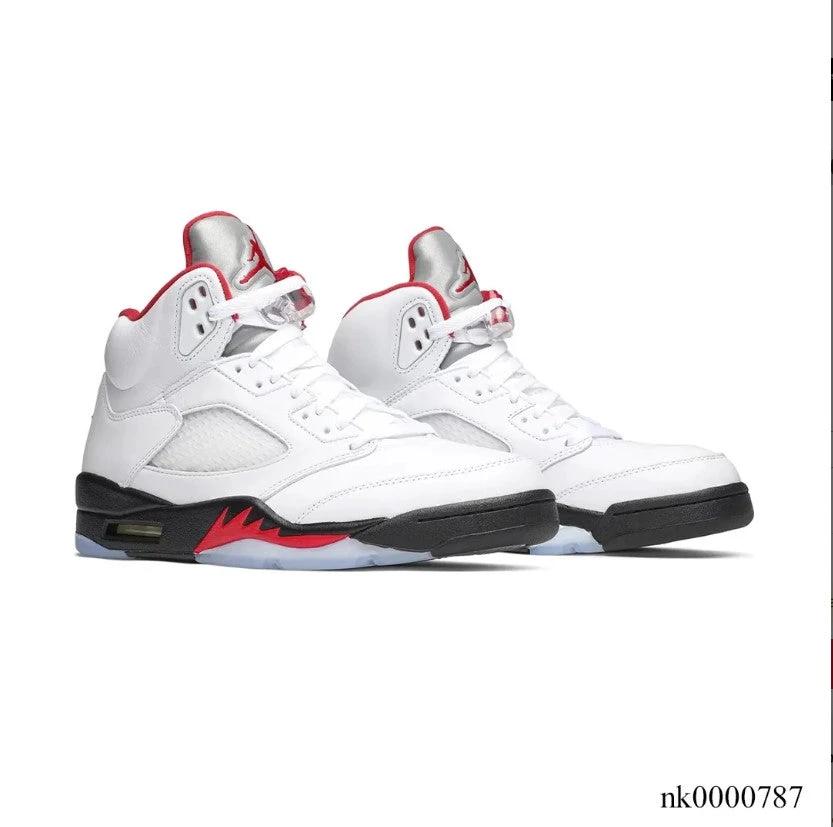 Air Jordan 5 Fire Red Silver Tongue (2020) Shoes Sneakers by Air Jordan