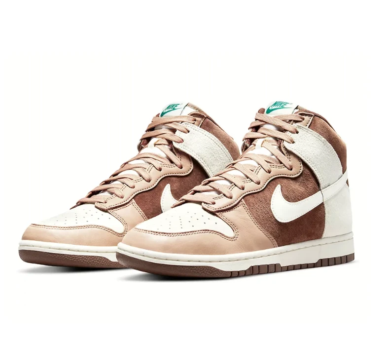 Dunk High Light Chocolate Shoes Sneakers by Air Jordan