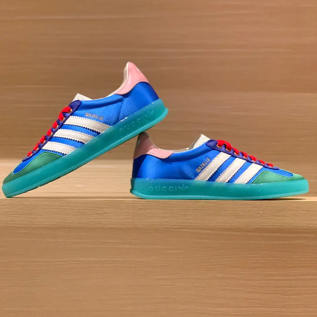 GG x AD Gazelle ‘Light Blue Silk’ Shoes Sneakers by Air Jordan