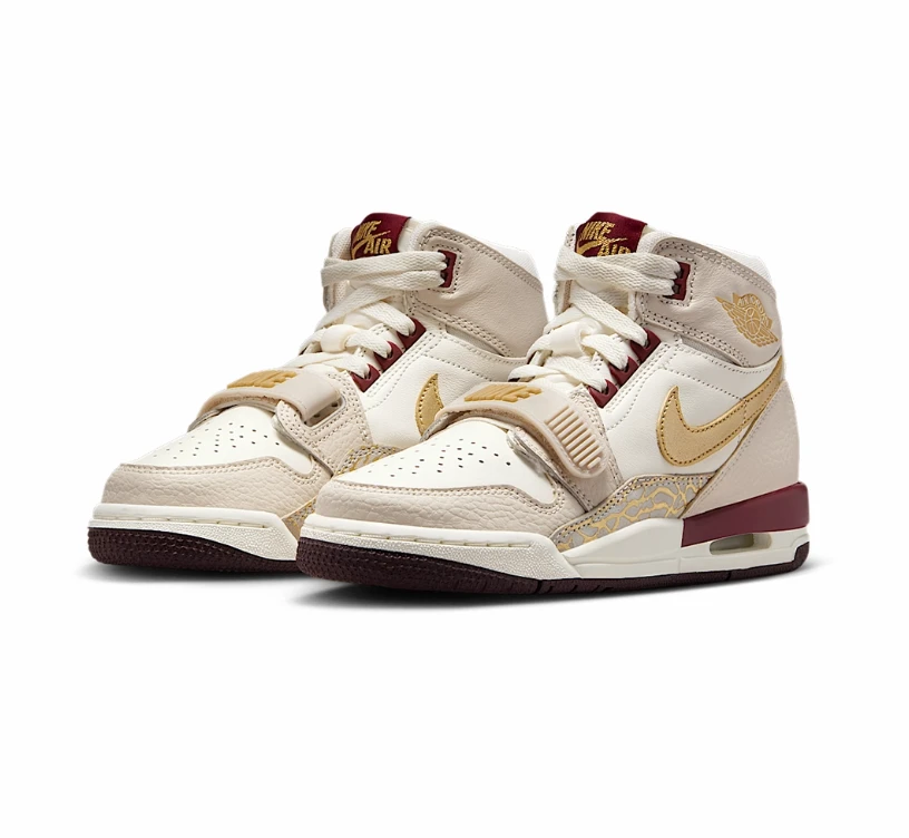 Air Jordan Legacy 312 Year of the Snake Burgundy Tint Shoes Sneakers by Air Jordan
