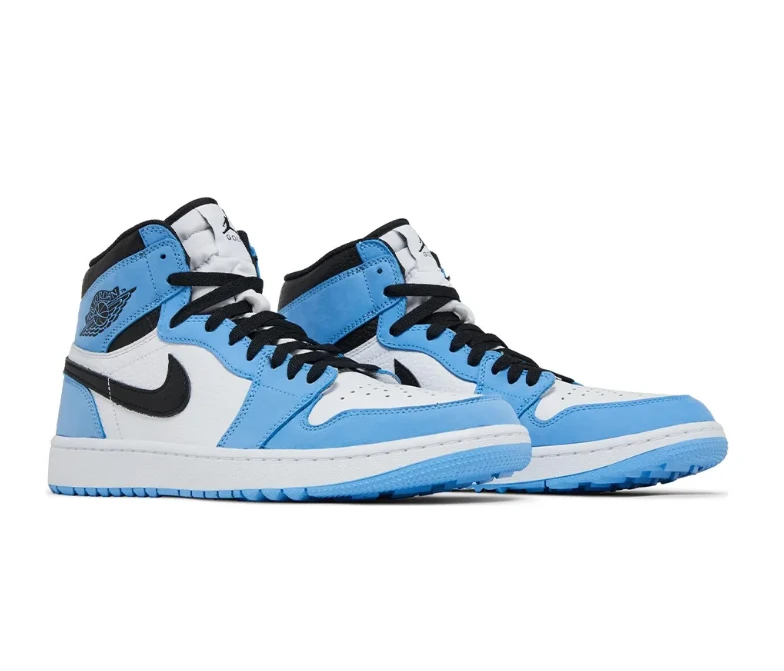 AJ 1 High Golf University Blue Shoes Sneakers by Air Jordan