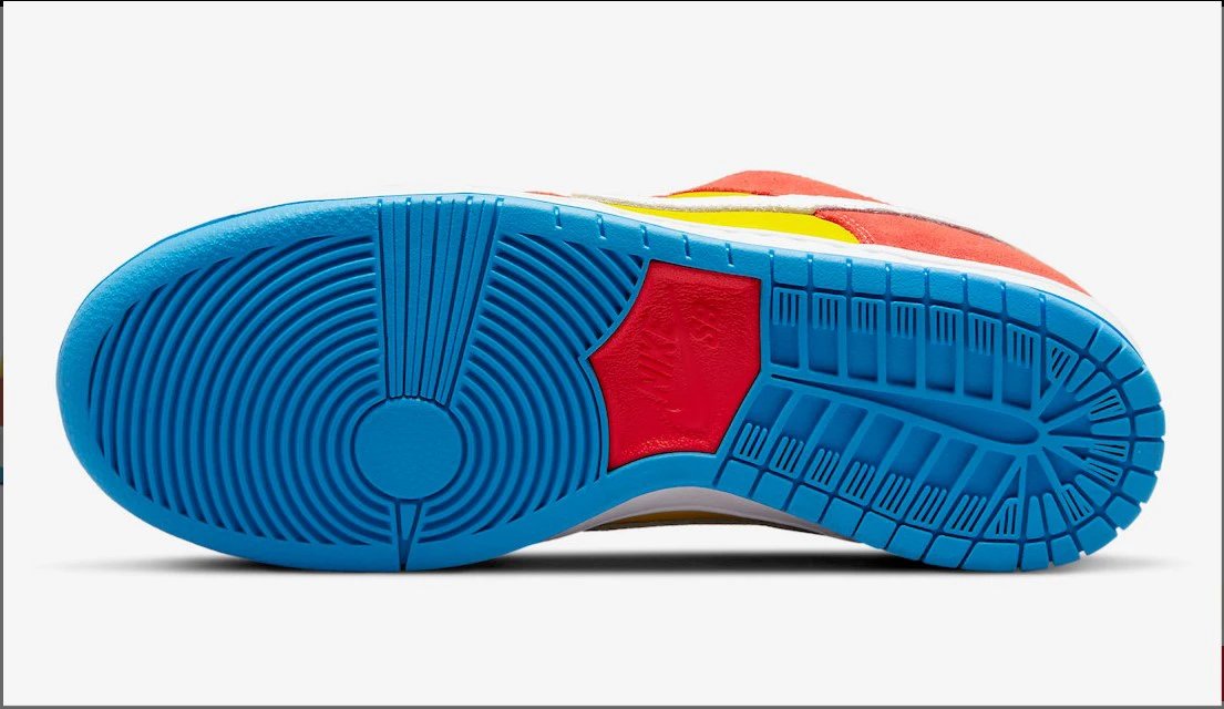 SB Dunk Low Pro Bart Simpson Shoes Sneakers by Air Jordan