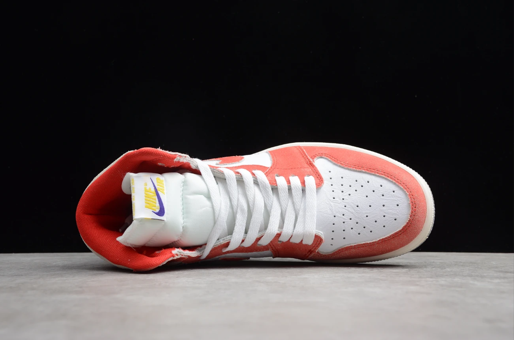 Air Jordan 1 Retro High OG 'White Orange Red' by Air Jordan