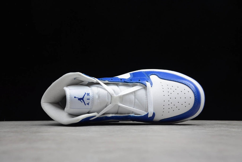 Air Jordan 1 Mid White Racer Blue by Air Jordan