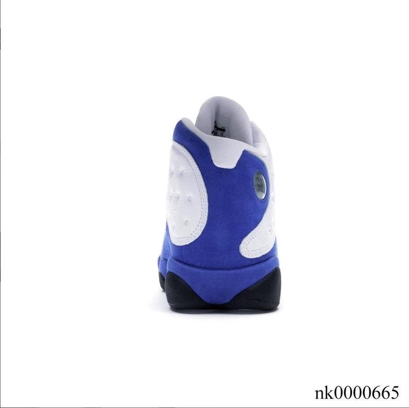 Air Jordan 13 Retro White Hyper Royal Black Shoes Sneakers by Air Jordan