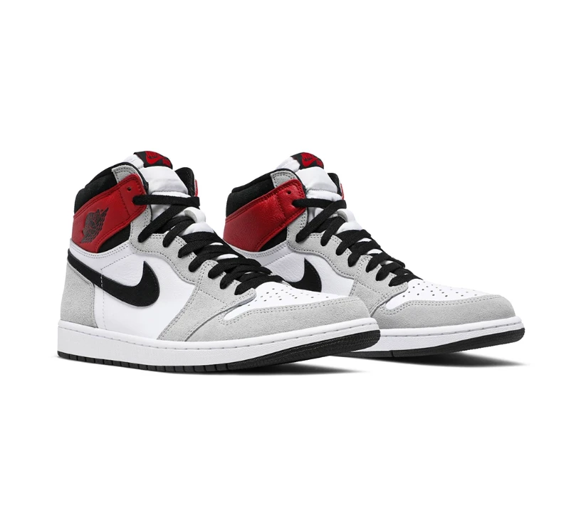 Air Jordan 1 Retro High Light Smoke Grey Shoes Sneakers by Air Jordan