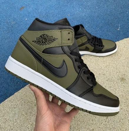 Air jordan 1 Mid Black Olive Green by Air Jordan