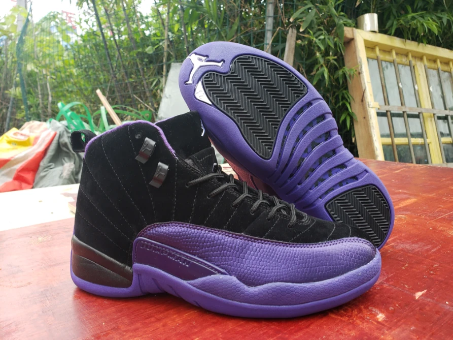 Air Jordan 12 Purple Black by Air Jordan