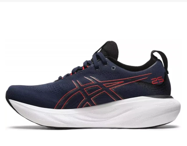 Asics Gel Nimbus 25 Midnight Electric Red 1011B547-401 by Air Jordan