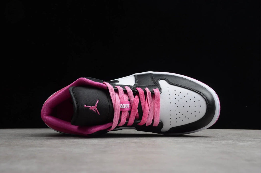 Air Jordan 1 Low Black Active Fuchsia by Air Jordan