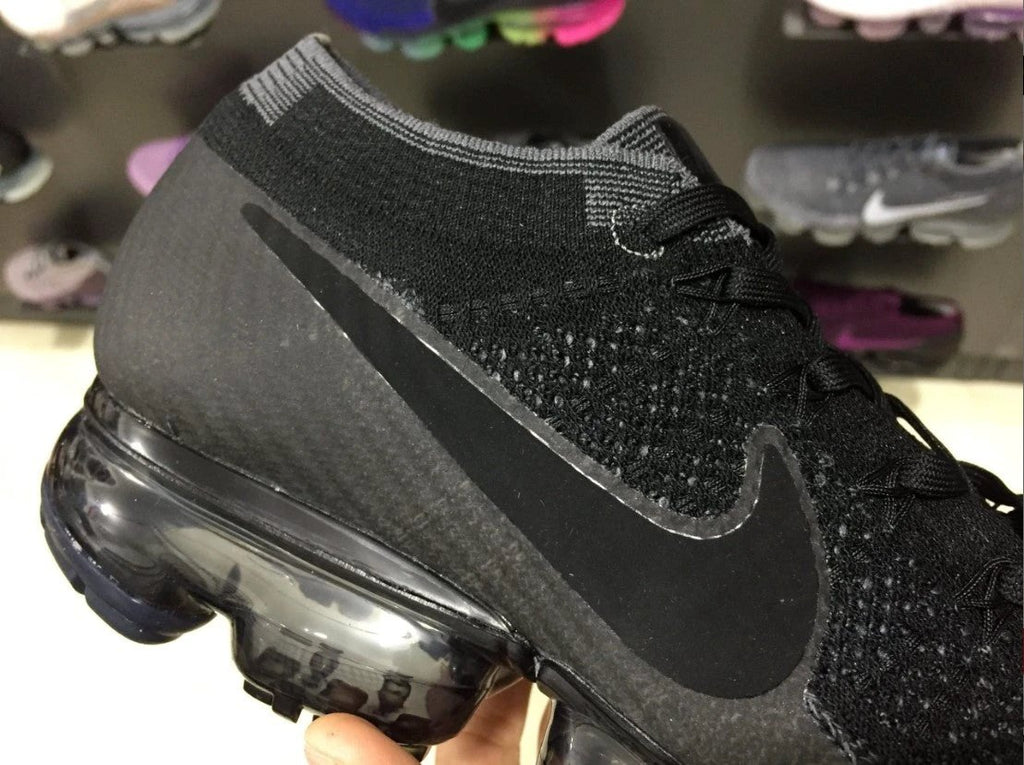 Air VaporMax Flyknit Black Dark Grey Shoes Sneakers by Air Jordan