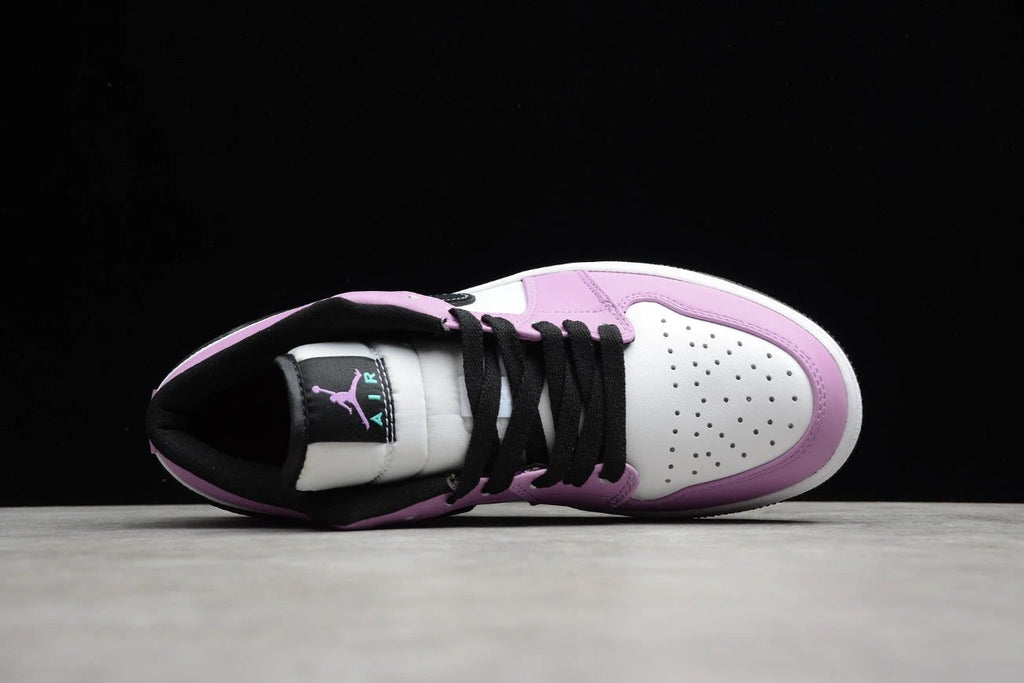 Air Jordan 1 Low Violet Shock White by Air Jordan
