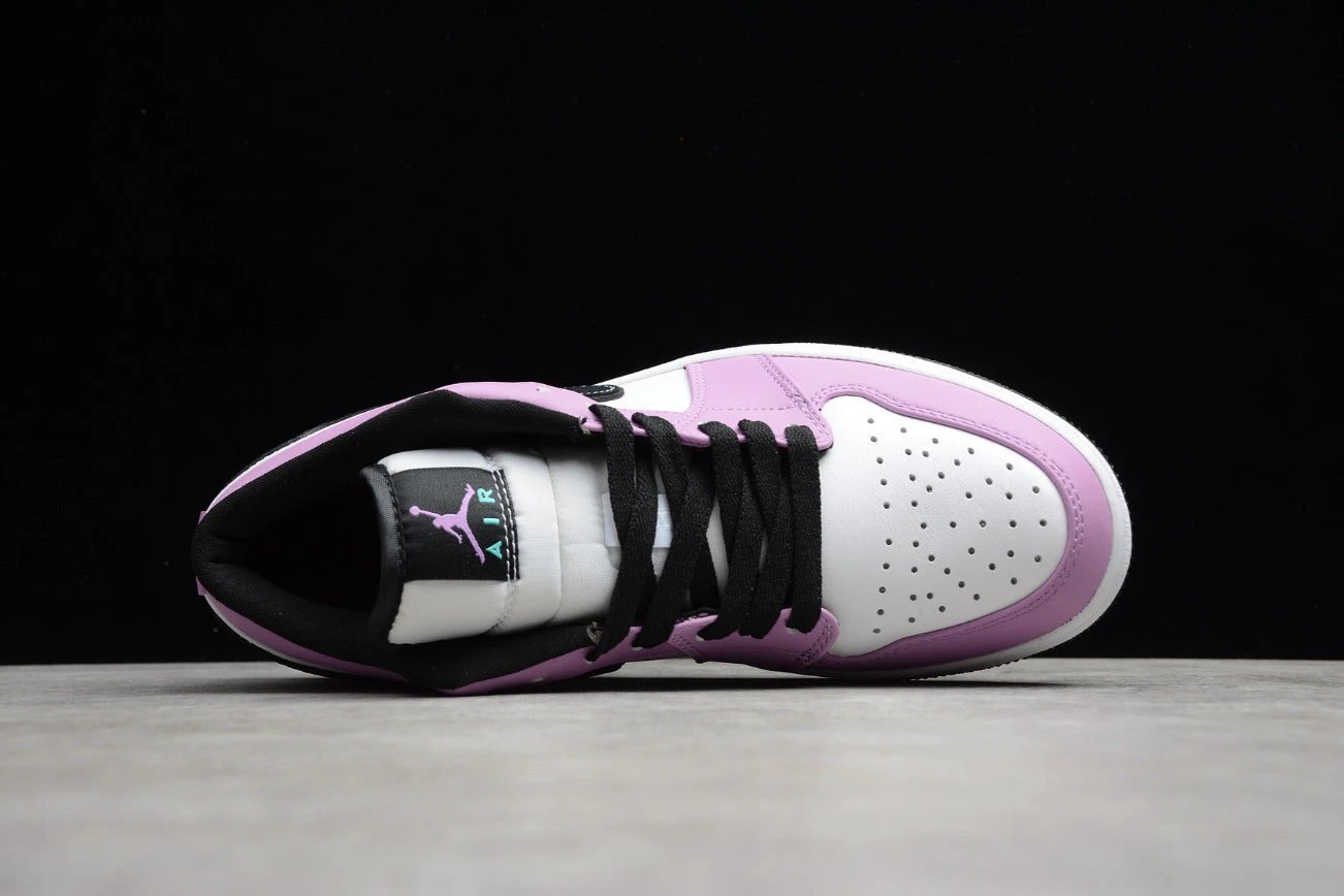 Air Jordan 1 Low Violet Shock White by Air Jordan