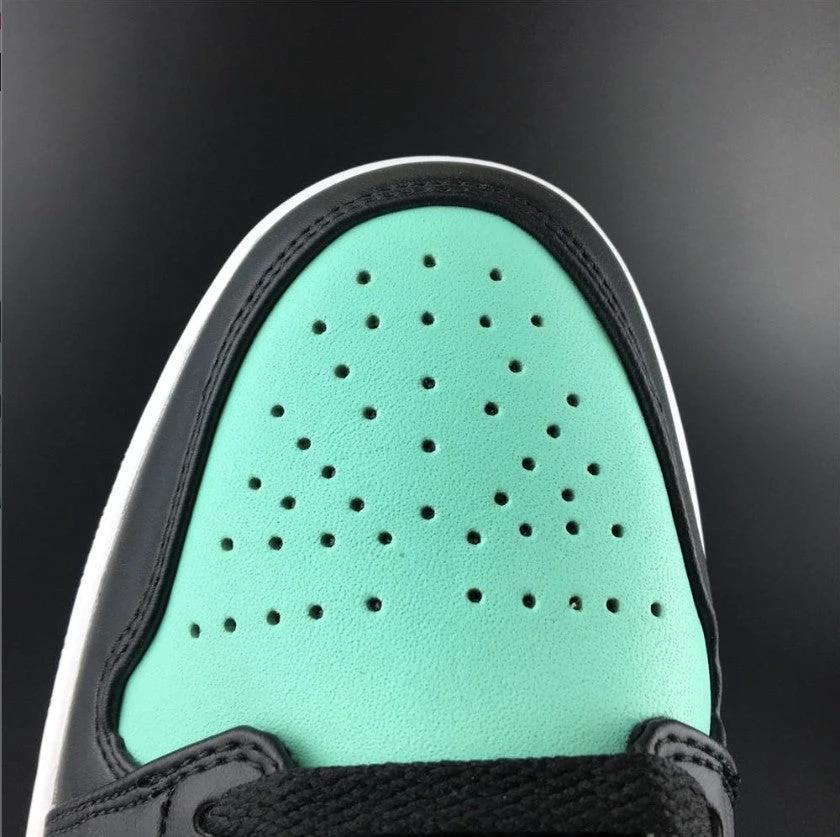 Air Jordan 1 Low Emerald Toe Shoes Sneakers by Air Jordan