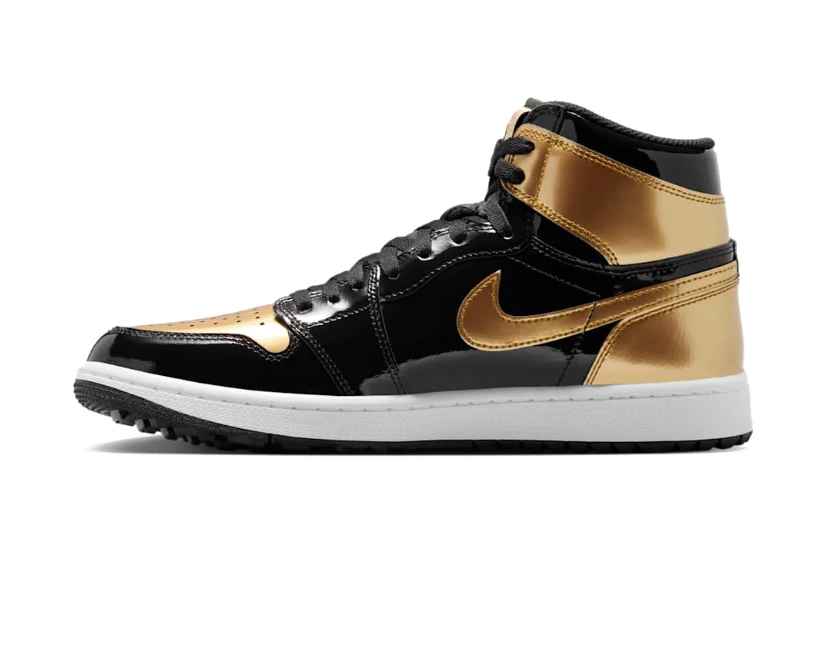 Air Jordan 1 High Gold Toe Shoes Sneakers by Air Jordan