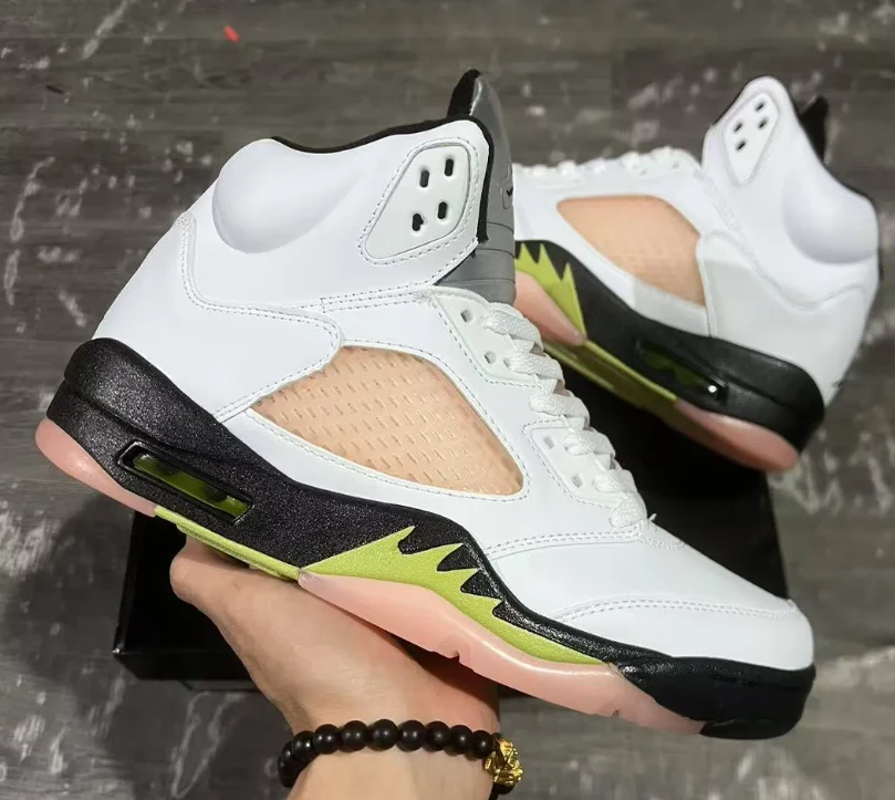 Air Jordan 5 Luminous Green Shoes Sneaker by Air Jordan