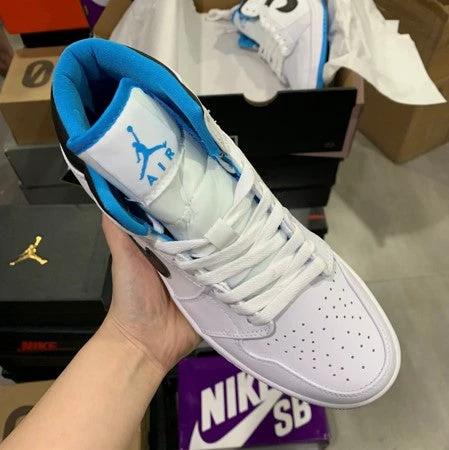 Air Jordan 1 White Blue Black by Air Jordan
