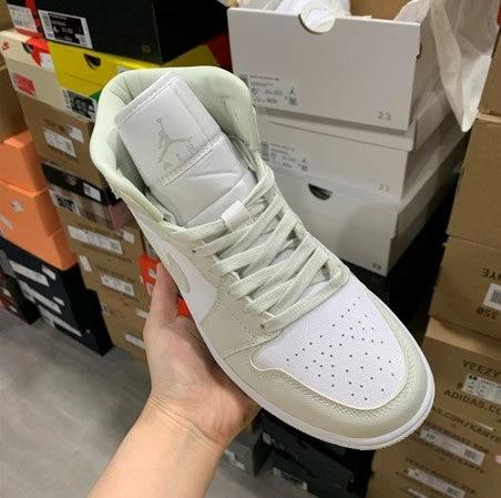 Air Jordan 1 Mid Top White Mint Spruce by Air Jordan