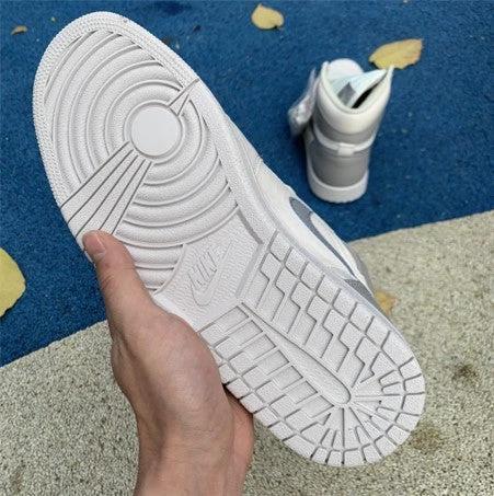Air Jordan 1 Mid White Gray by Air Jordan