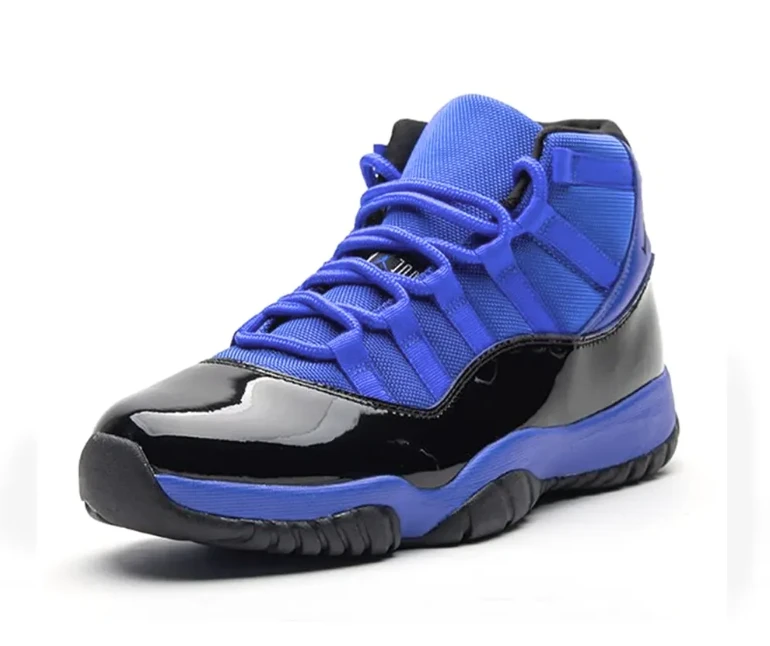 Air Jordan 11 Royal Blue And Black Shoes Sneakers by Air Jordan
