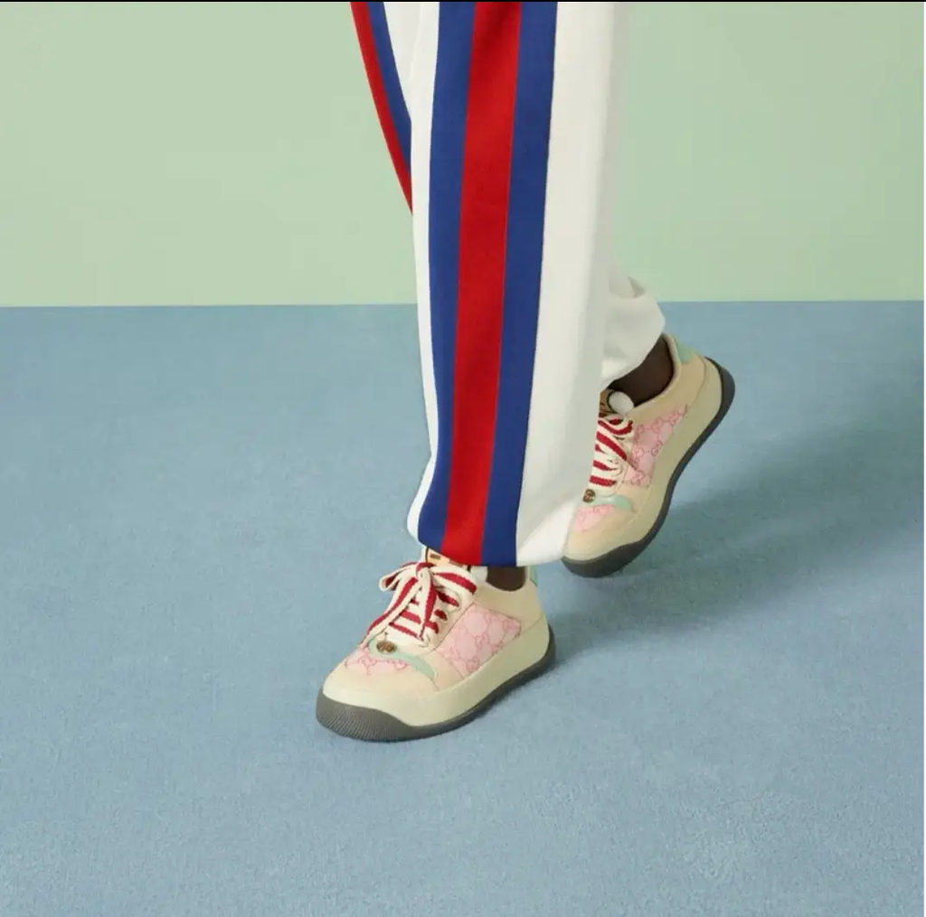 GG Canvas and Leather Shoes Sneakers by Air Jordan