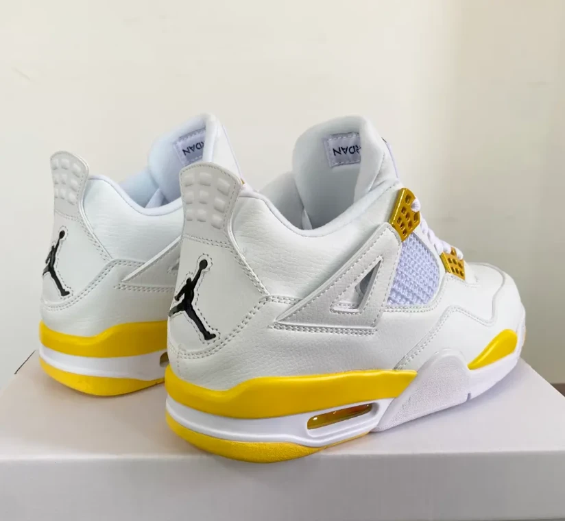 Air Jordan 4 Vivid Sulfur Shoes Sneakers by Air Jordan