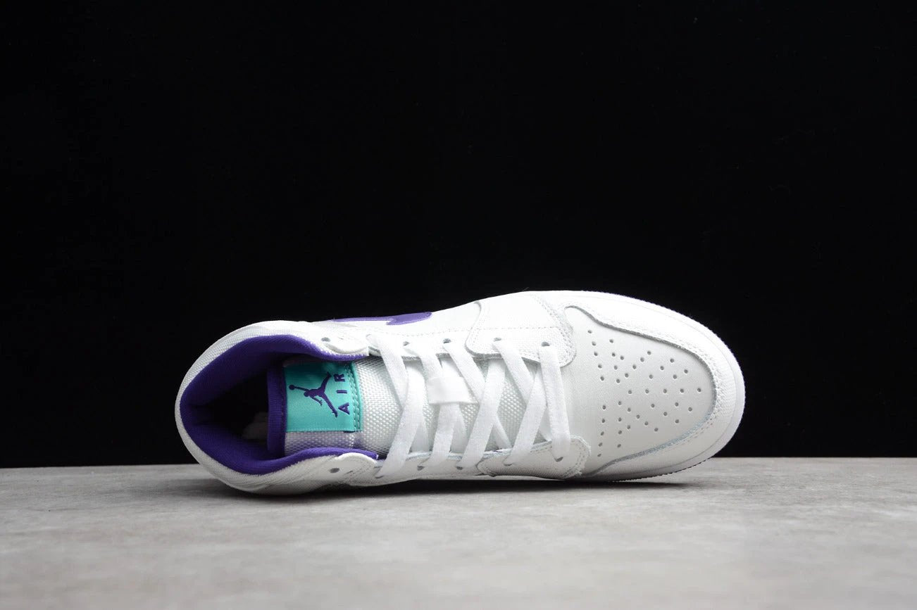 Air Jordan 1 Mid 'White Court Purple' by Air Jordan