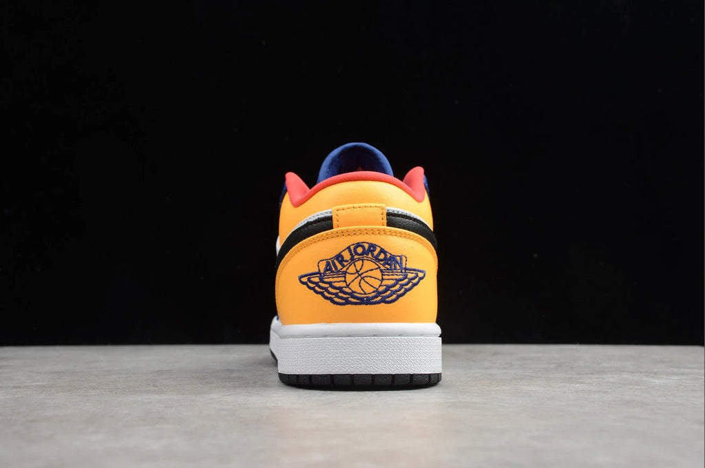 Air Jordan 1 Low Top White Blue Orange by Air Jordan