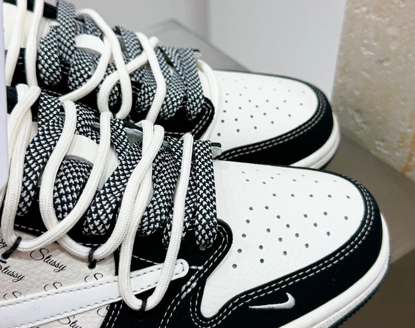 Air Jordan 1 Low x Travis Scott x Stussy Shoes Sneakers by Air Jordan