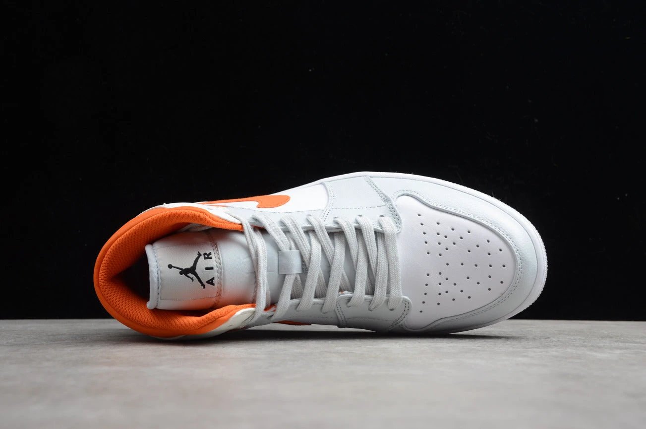 Air Jordan 1 Mid Starfish Orange Platinum by Air Jordan