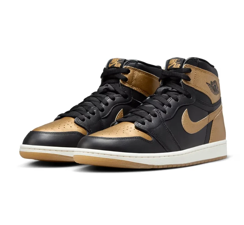 Air Jordan 1 High OG Gold MedalMetallic Gold Shoes Sneakers by Air Jordan