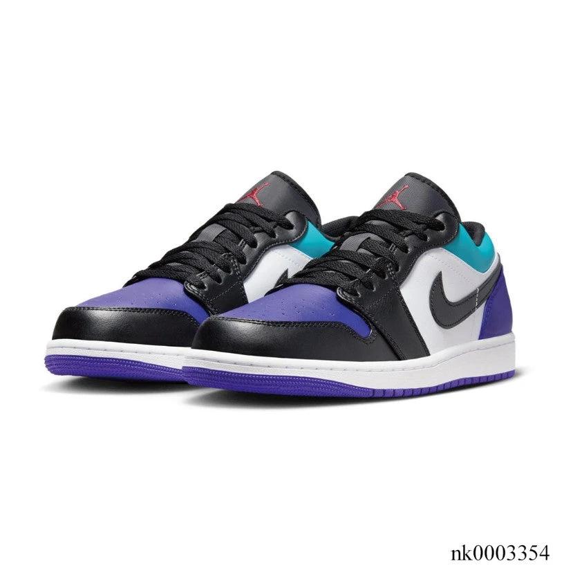 Air Jordan 1 Low Court Purple Tropical Twist Shoes Sneakers by Air Jordan