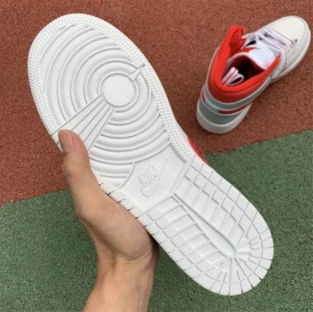 Air Jordan 1 Mid White Red Ice Blue by Air Jordan