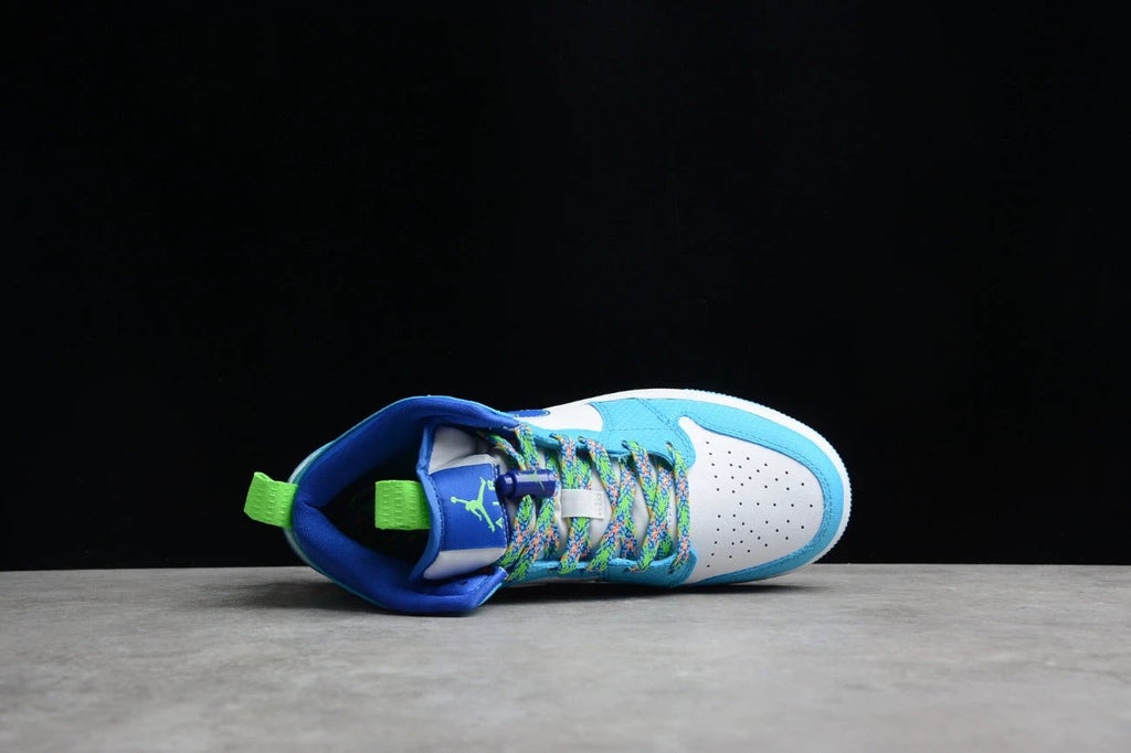 Air Jordan 1 Mid Blue Green by Air Jordan