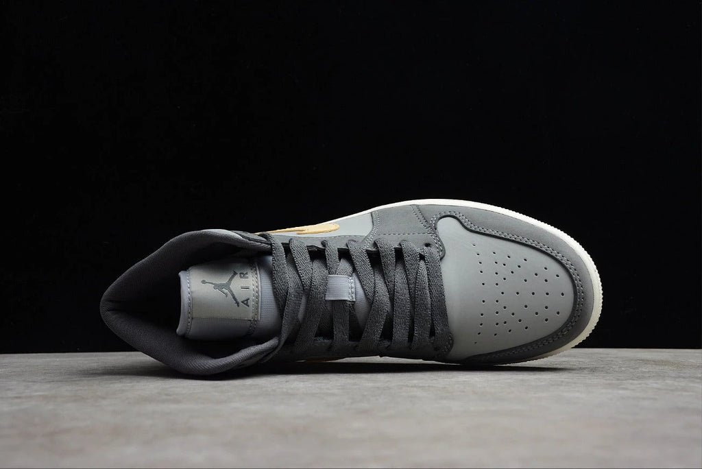 Air Jordan 1 Mid Gray Black by Air Jordan